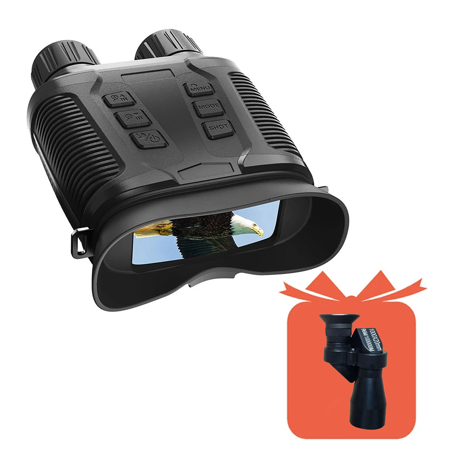 NV3280 Full-Color Night Vision Binoculars Digital Infrared Telescope with 10X Optical Zoom Large Screen Waterproof Outdoors Telescopes for Hunting (image for) NV3280 Full-Color Night Vision Binoculars Digital Infrared Telescope with 10X Optical Zoom Large Screen Waterproof Outdoors Telescopes for Hunting